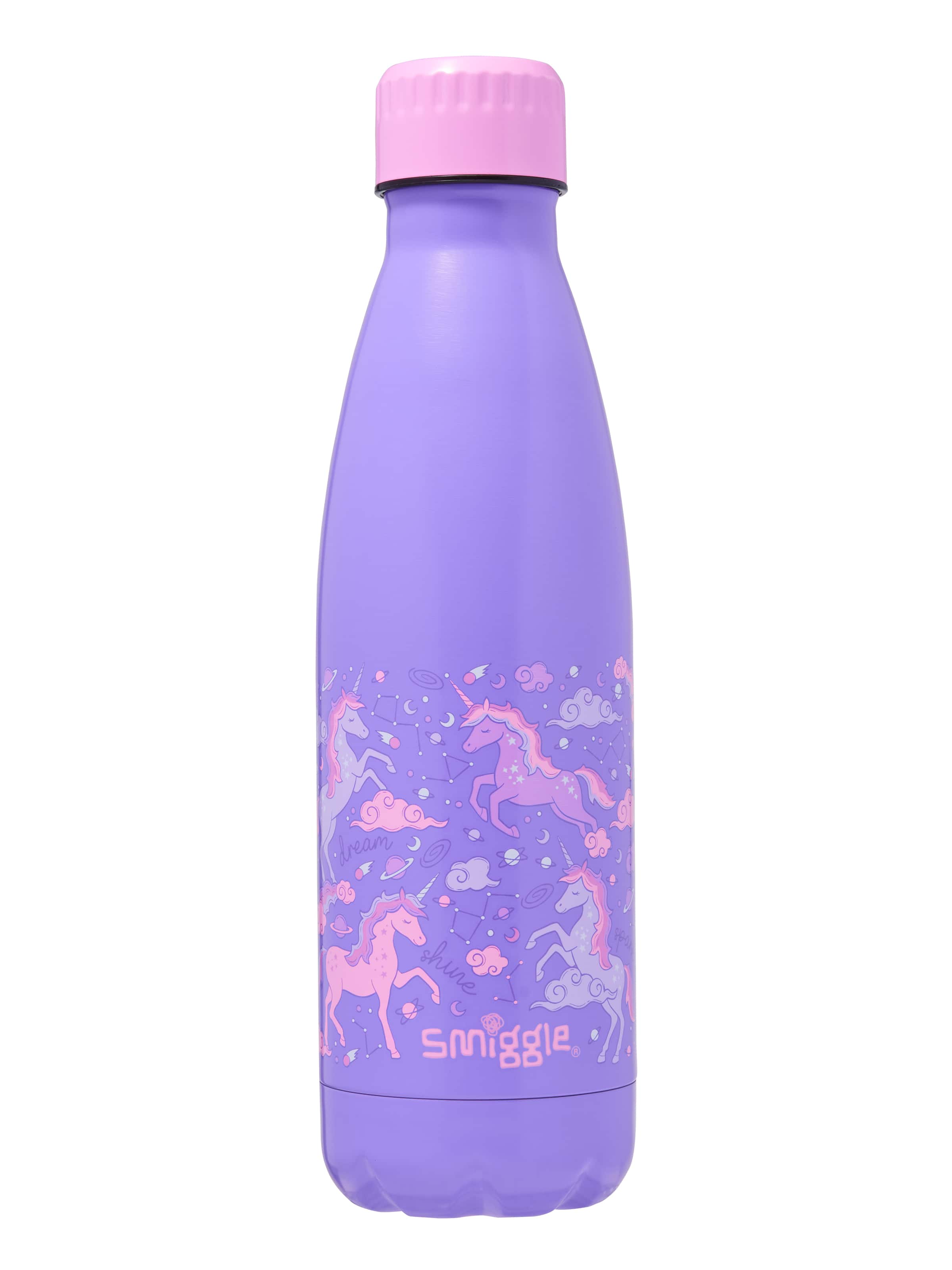 Unicorn Purple Stainless Steel Bottle Smiggle