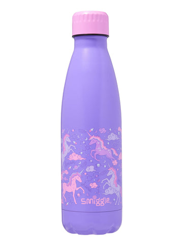 Unicorn Purple Stainless Steel Bottle Smiggle
