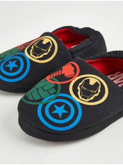 Marvel The Avengers Grey Mule Slippers Uk 2 / Euro 34