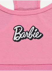 Barbie Racer Back Crop Tops 3 Pack George Uk