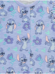 Disney Stitch Character Frill Trim Rompers 2 Pack