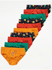 Monster Days of the Week Briefs 10 Pack