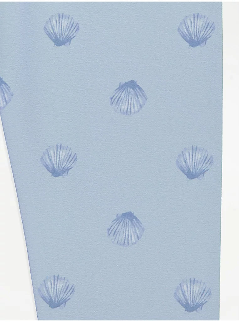 George Solid Colored Printed 5 Leggings Set