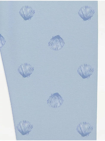 George Solid Colored Printed 5 Leggings Set