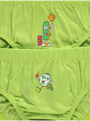 Green Fun Sport Briefs 10 Pack