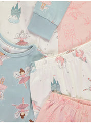 Fairy Long Sleeve Pyjamas 3 Pack