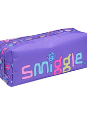 Smiggle Girls' Purple Multi Compartment Pencil Case