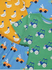 George UK  3-Pack Short Sleeve Printed Pyjama Sets