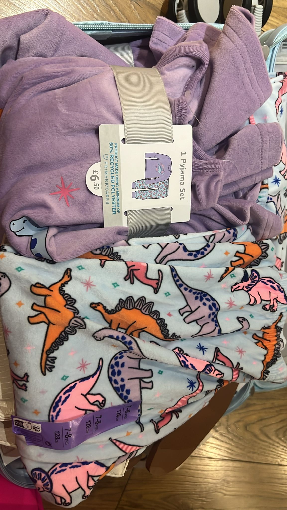 Fleece Dino Pyjamas Set Primark