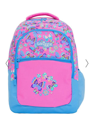 Smiggle Butterfly Backpack And Bottle Set