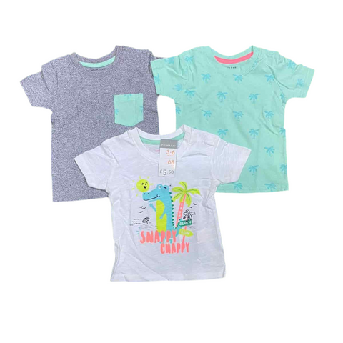 3-Pack T-Shirts Dino Primark