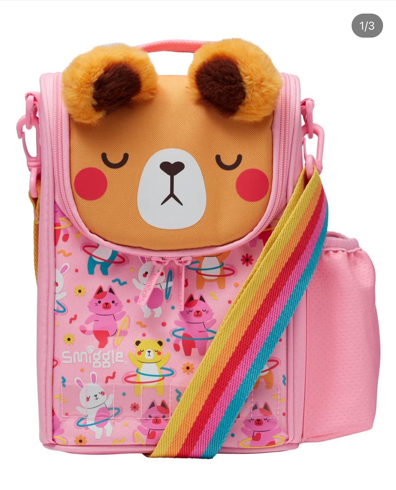 Smiggle Bear Lunch Bag With Strap