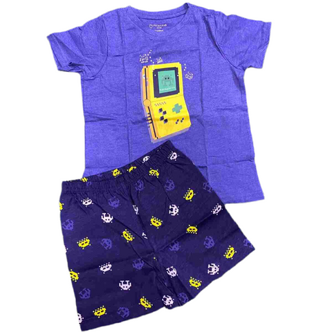 Gamer Print Shirt And Shorts Set Primark