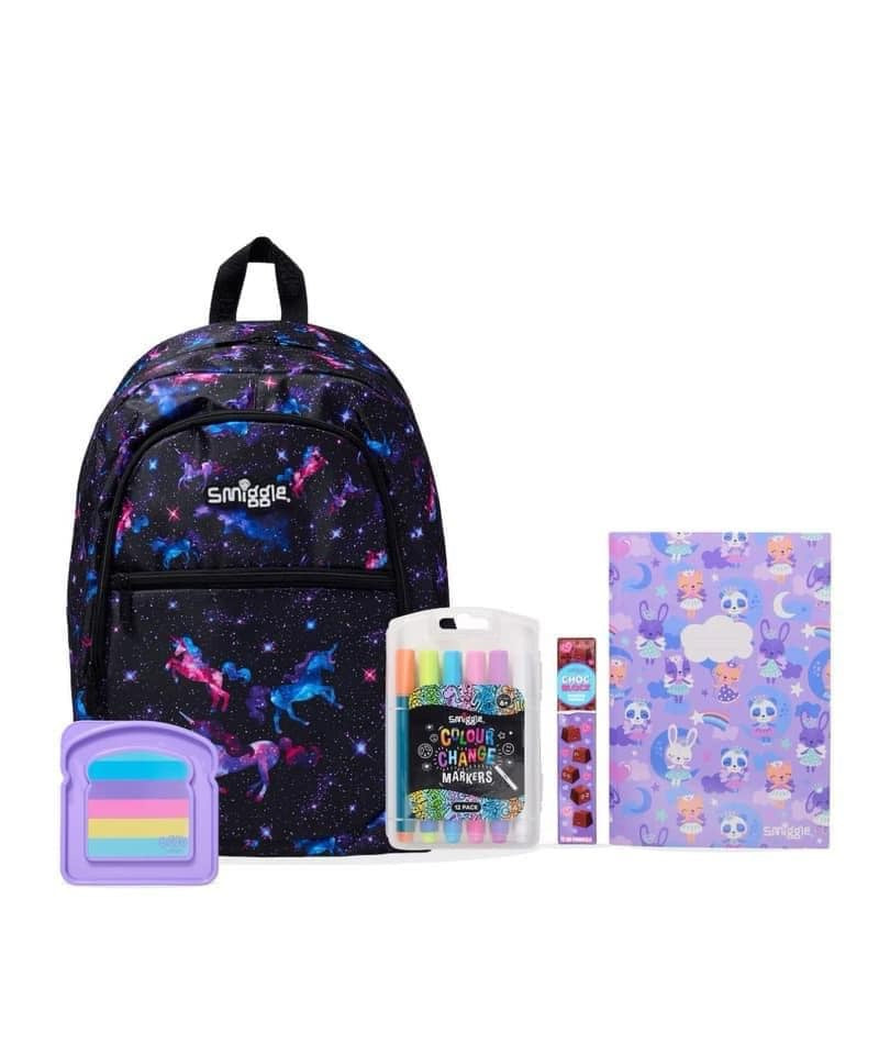 Unicorn Theme 5 Pcs Bag Bundle Smiggle