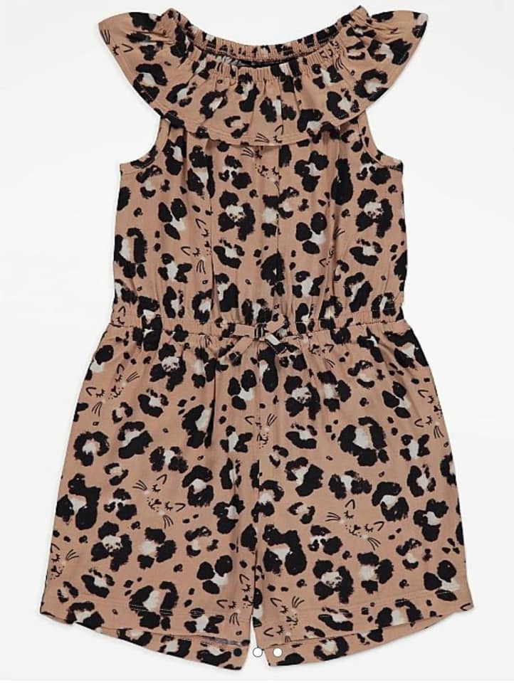 George Leopard Print Jumpsuit