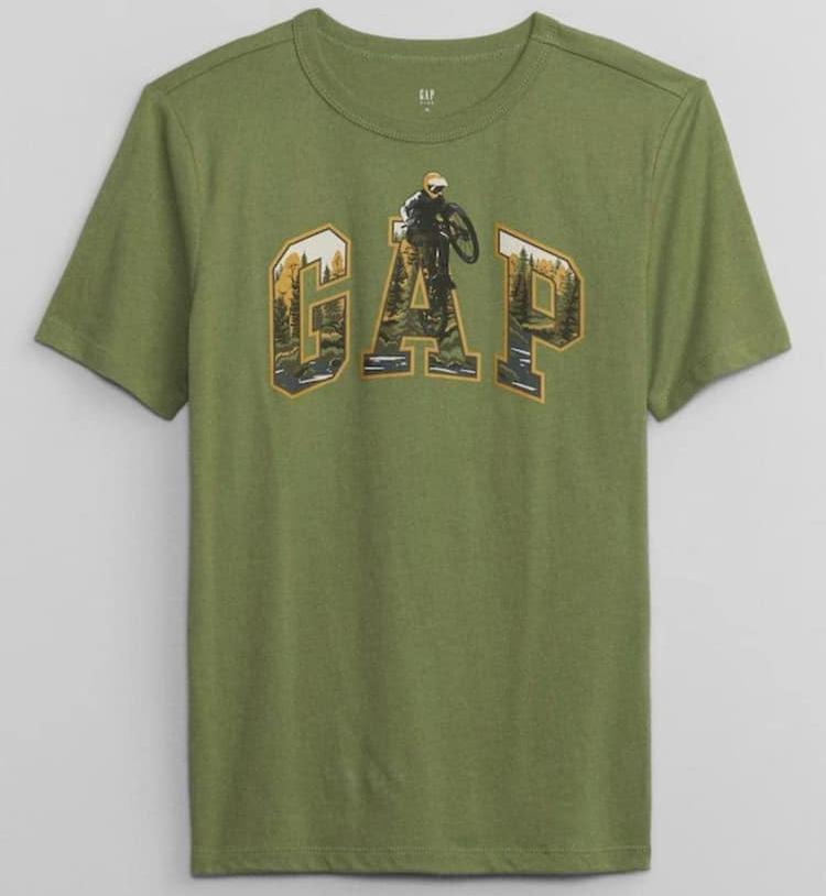Logo Cycling Man Tee Gap M(8-9 Years)