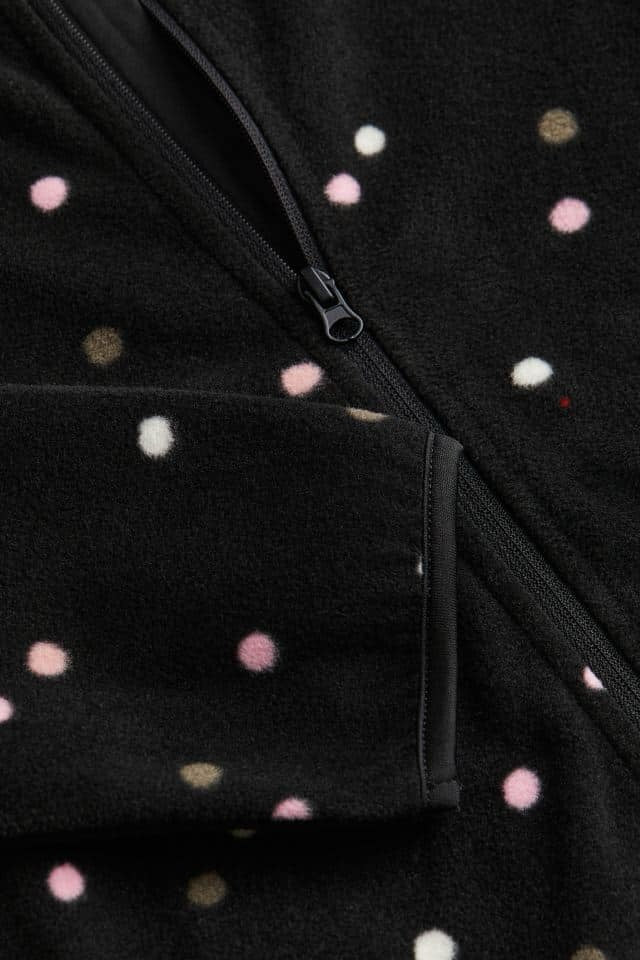 H&M Polka Dot Fleece Jacket