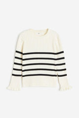 H&M Ribbed Stripped Cardigan 2-4 years