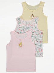 Disney Princess Vests 3 Pack George 6-7 years