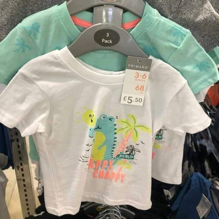 3-Pack T-Shirts Dino Primark