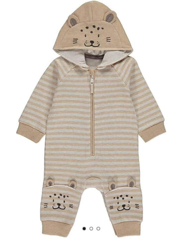 Printed Romper With Hood George