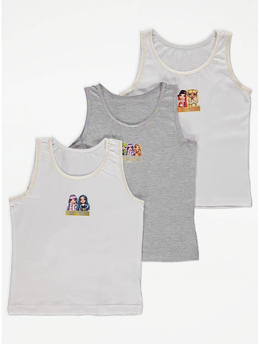 Rainbow High Vest Tops 3 Pack