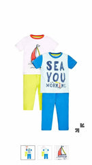 Mothercare 4pcs Printed Set 6-9 months