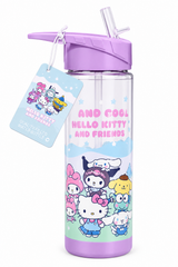 Hello Kitty & Friends Glitter Filled Water Bottle