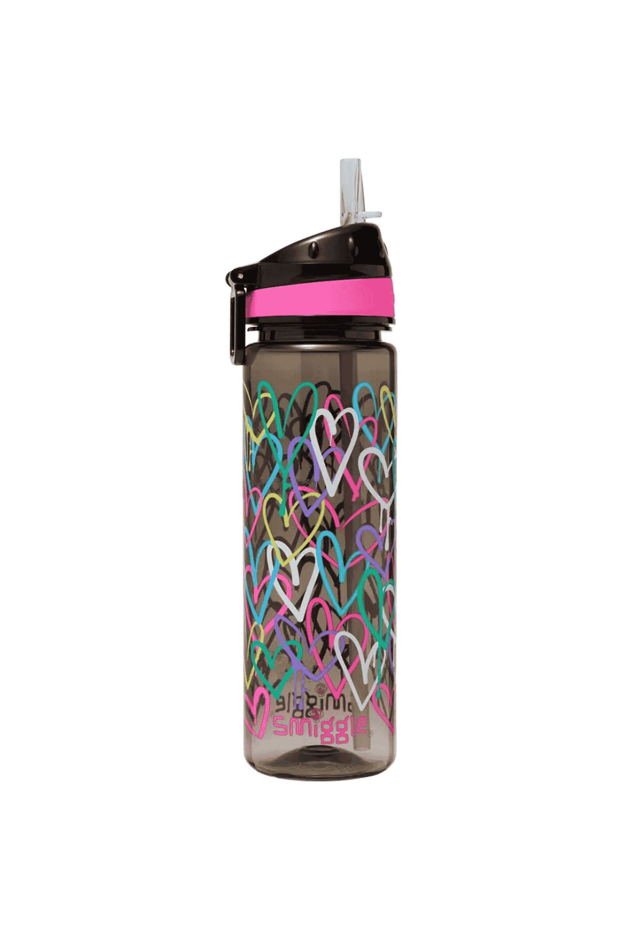 Smiggle Heart Print Bottle 650ML