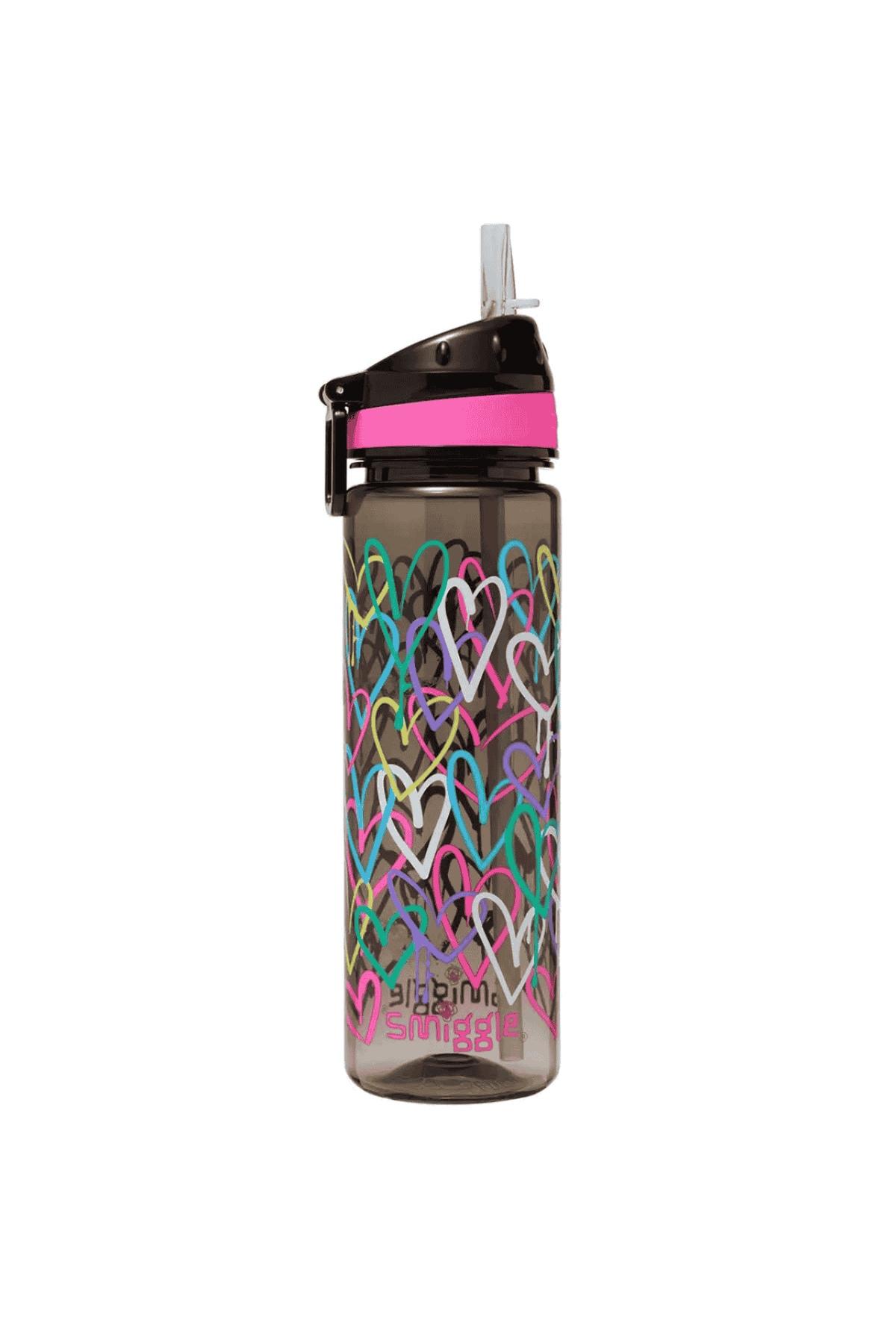 Smiggle Heart Print Bottle 650ML