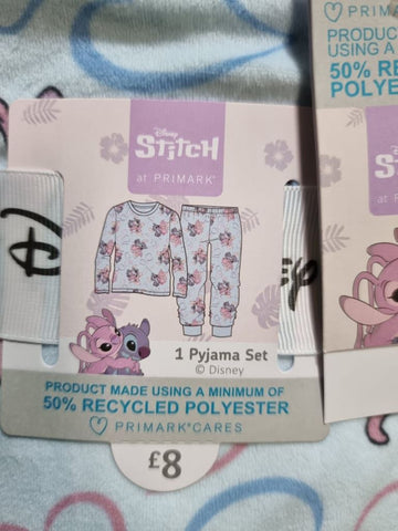 Primark Disney’s Stitch Velour Pyjamas Set
