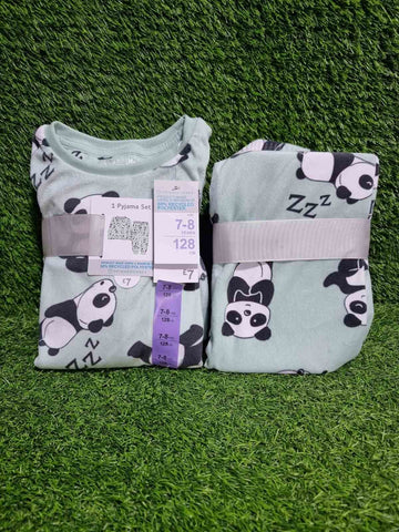 Primark Panda Velour Pyjamas Set