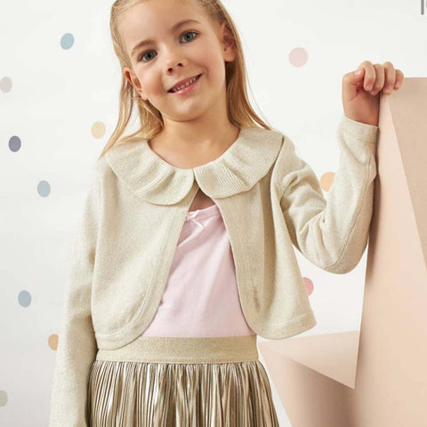 Gold Plain colored Bolero By Max