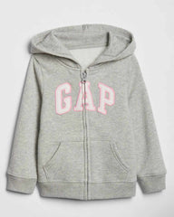 Gap Logo Zip Hoodie Fleece Lined - 2 years