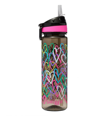 Smiggle Heart Print Bottle 650ML
