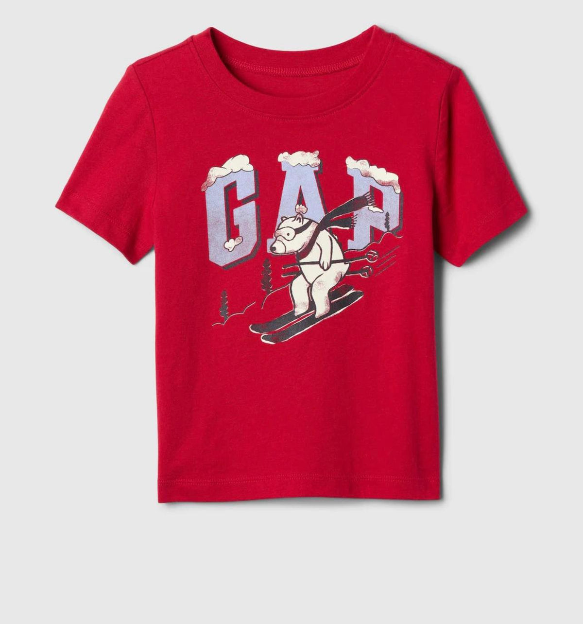 Polar Bear Printed Logo T-Shirt Gap