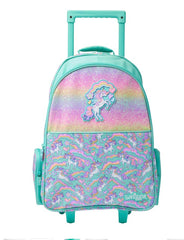 Smiggle Unicorn Trolley Backpack With Light Up Wheels