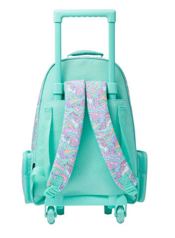 Smiggle Unicorn Trolley Backpack With Light Up Wheels