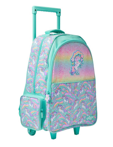 Smiggle Unicorn Trolley Backpack With Light Up Wheels