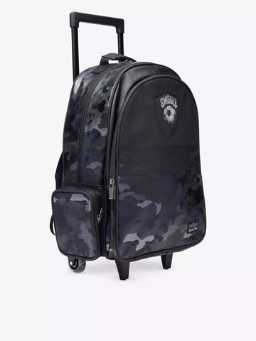 Smiggle Football Trolley Backpack With Light Up Wheels