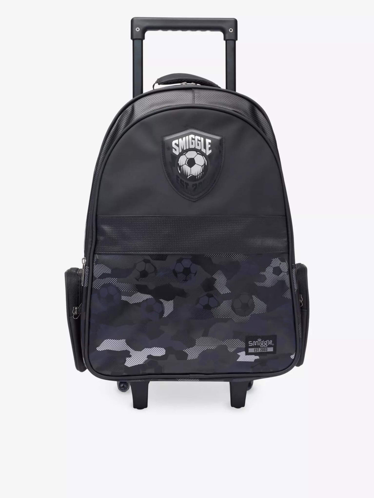 Smiggle Football Trolley Backpack With Light Up Wheels