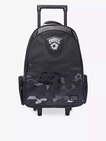 Smiggle Football Trolley Backpack With Light Up Wheels