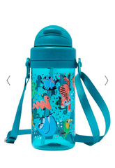 Smiggle Animal Print Teeny Tiny Drink Bottle With Strap 400ML