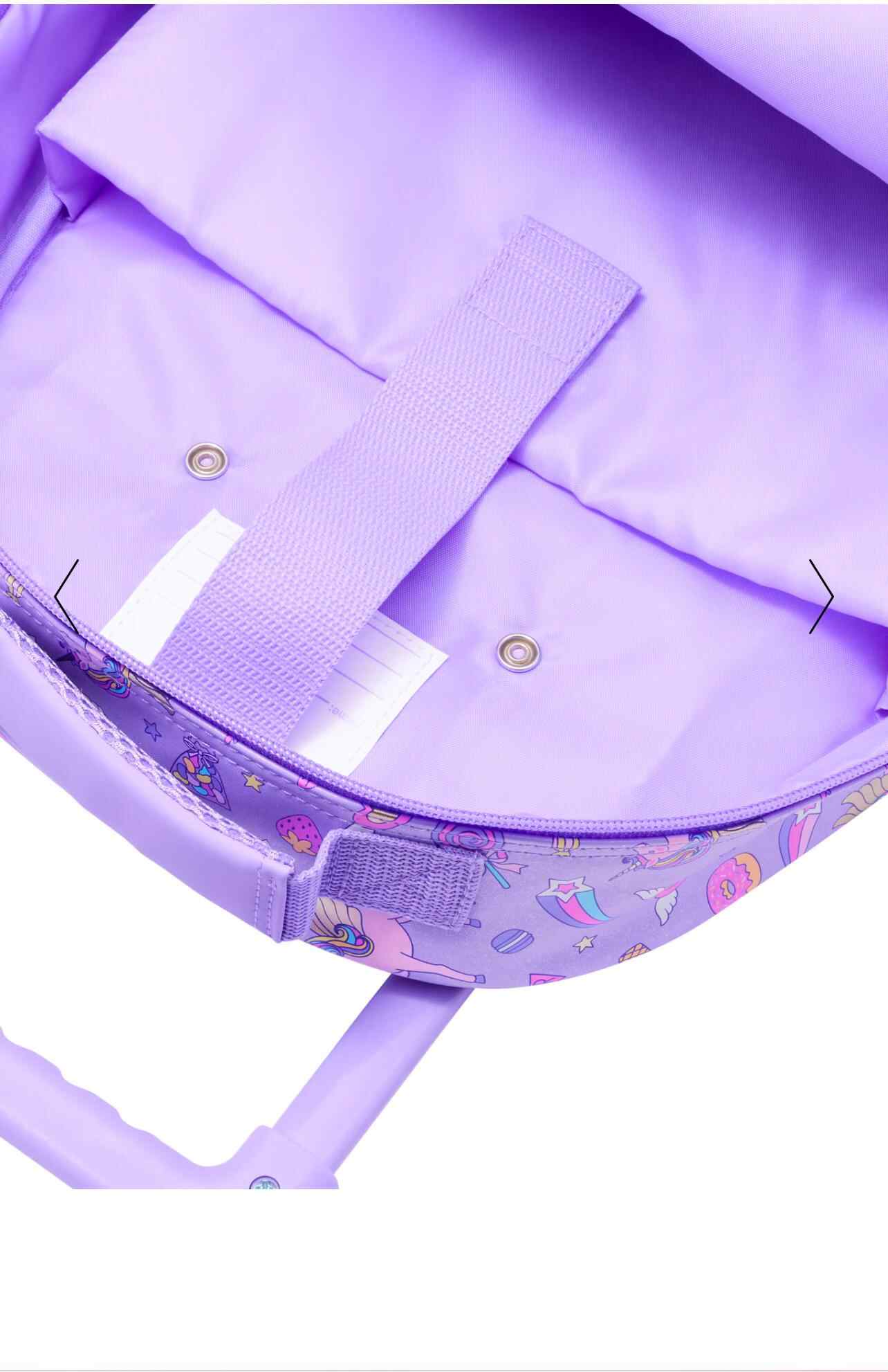 Smiggle Trolley Unicorn Backpack With Light Up Wheels