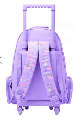 Smiggle Trolley Unicorn Backpack With Light Up Wheels