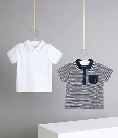 Little Gentleman's Summer Polo Pack 2 T-Shirts Pack George