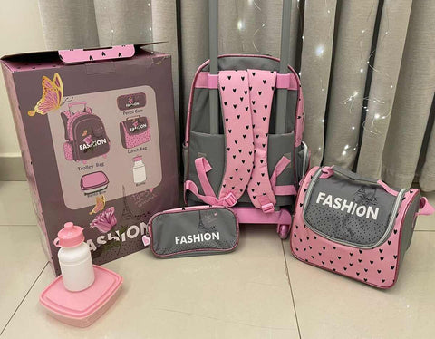 Fashion Paris Trolley Bag 5PCS Set - 16 inches