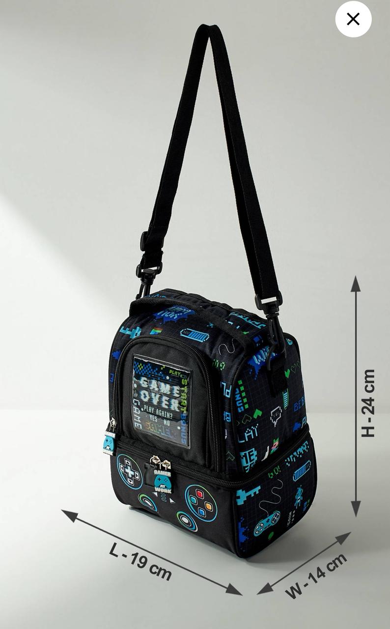 Max Game Over Lunch Bag With Strap