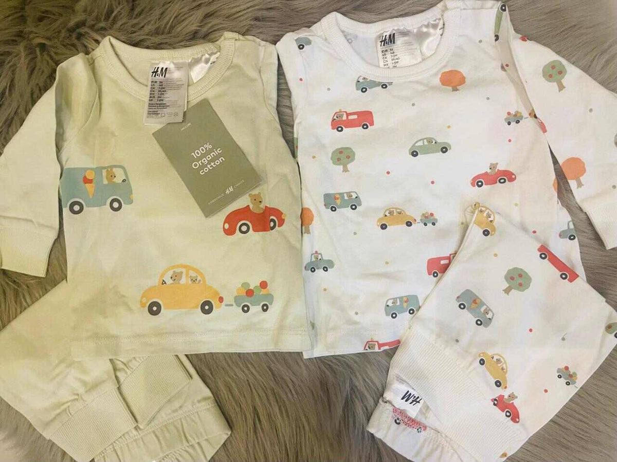 H&M Cars And Animal Print Pack Of 2 Pairs