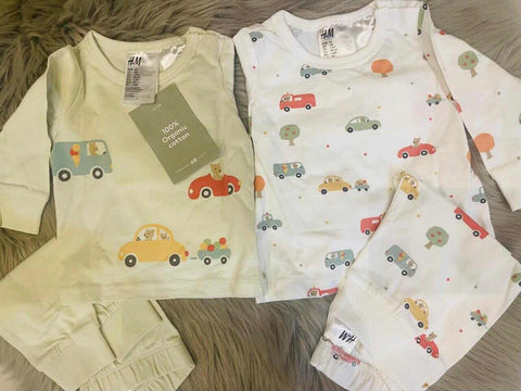 H&M Cars And Animal Print Pack Of 2 Pairs